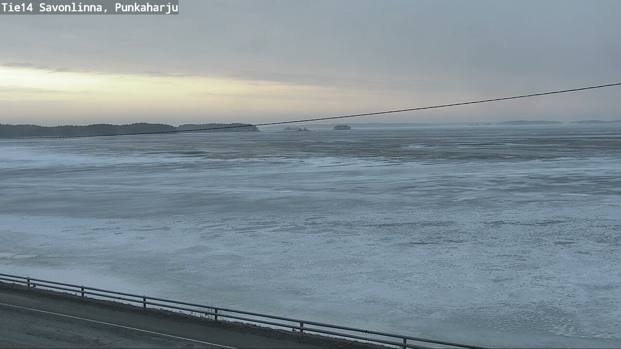 Weather Camera Image Väg 14 Savonlinna, Punkaharju, Savonlinna, Etelä-Savo