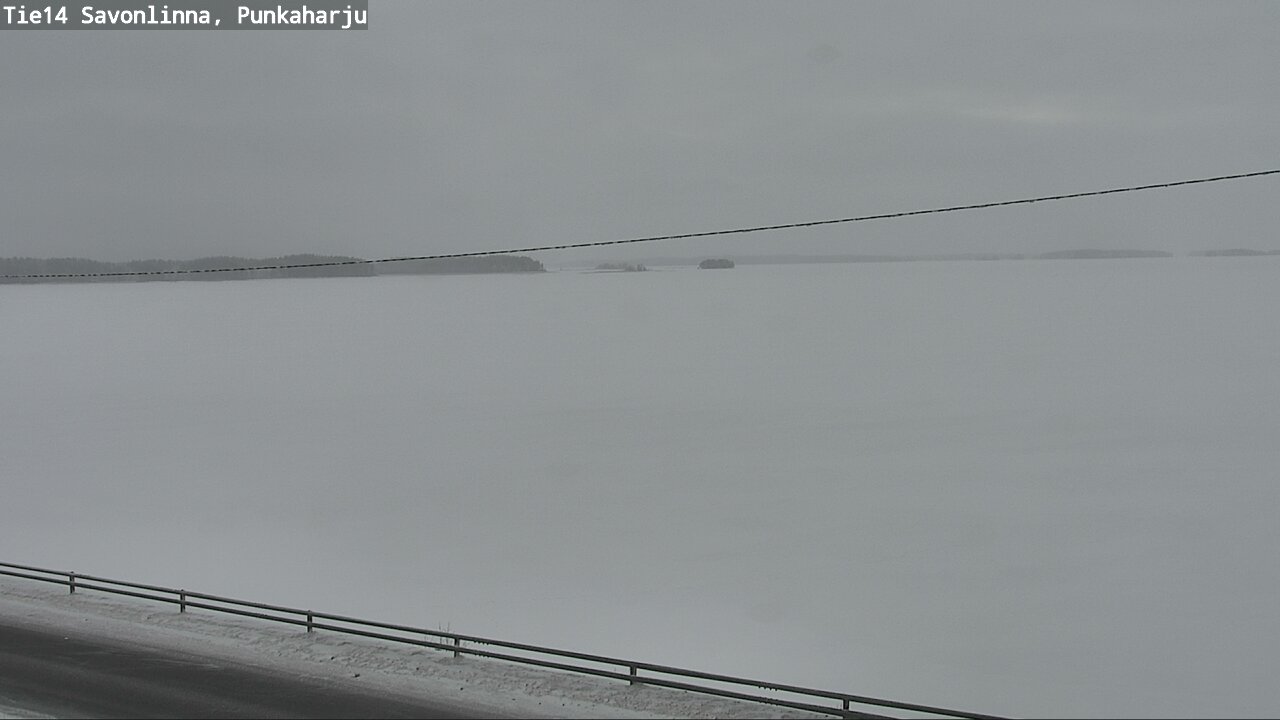 Weather Camera Image Väg 14 Savonlinna, Punkaharju, Savonlinna, Etelä-Savo