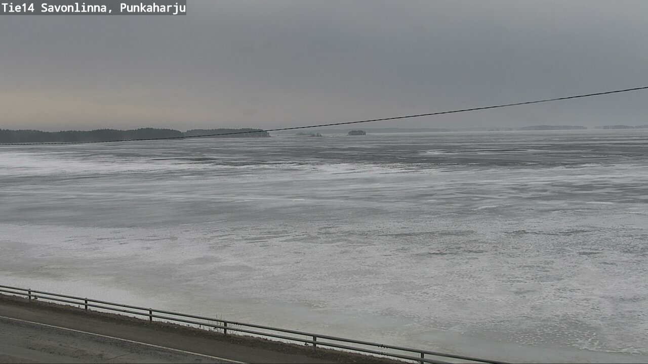 Weather Camera Image Väg 14 Savonlinna, Punkaharju, Savonlinna, Etelä-Savo