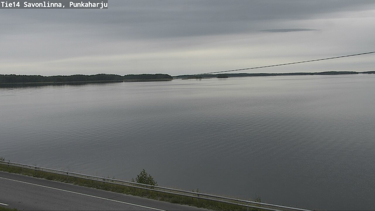 Weather Camera Image Väg 14 Savonlinna, Punkaharju, Savonlinna, Etelä-Savo