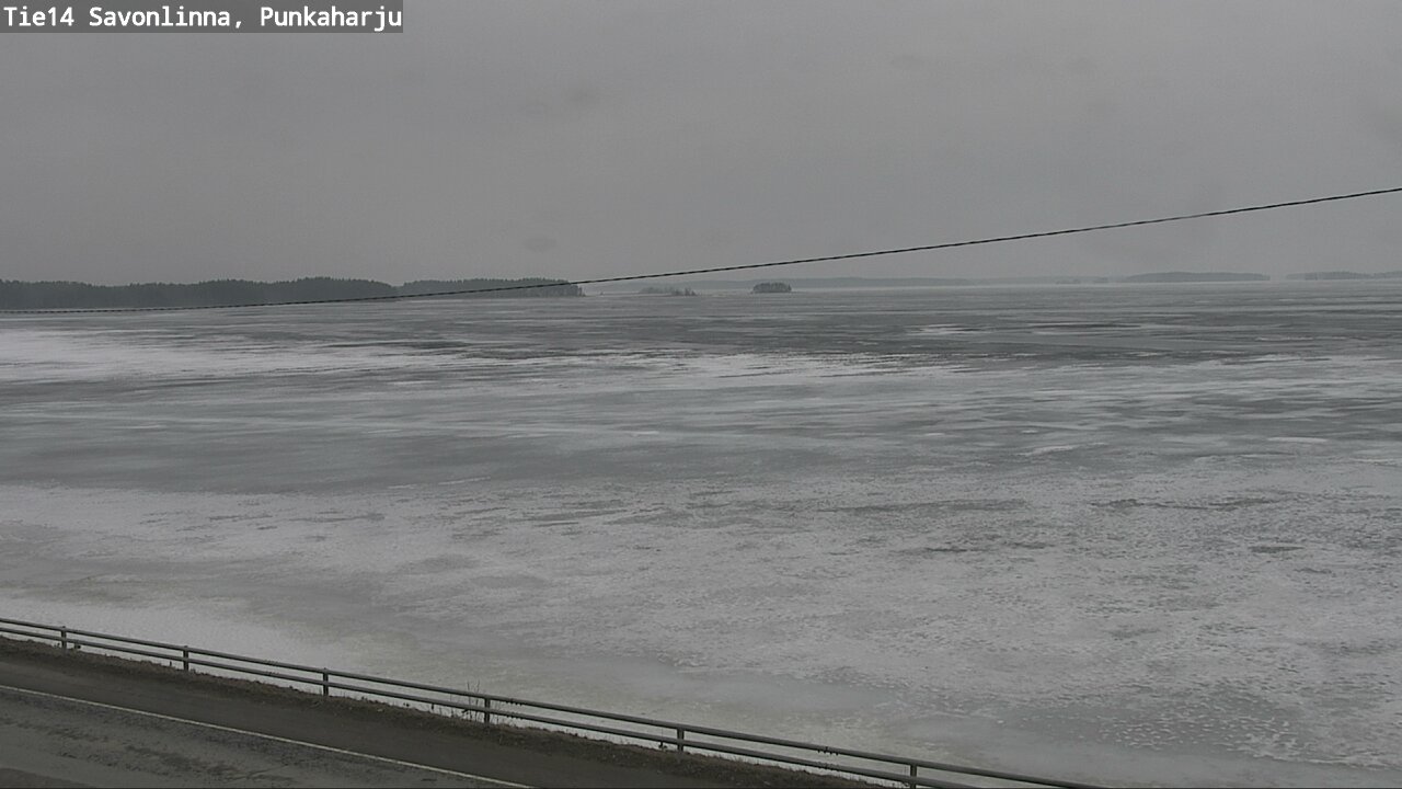 Weather Camera Image Väg 14 Savonlinna, Punkaharju, Savonlinna, Etelä-Savo