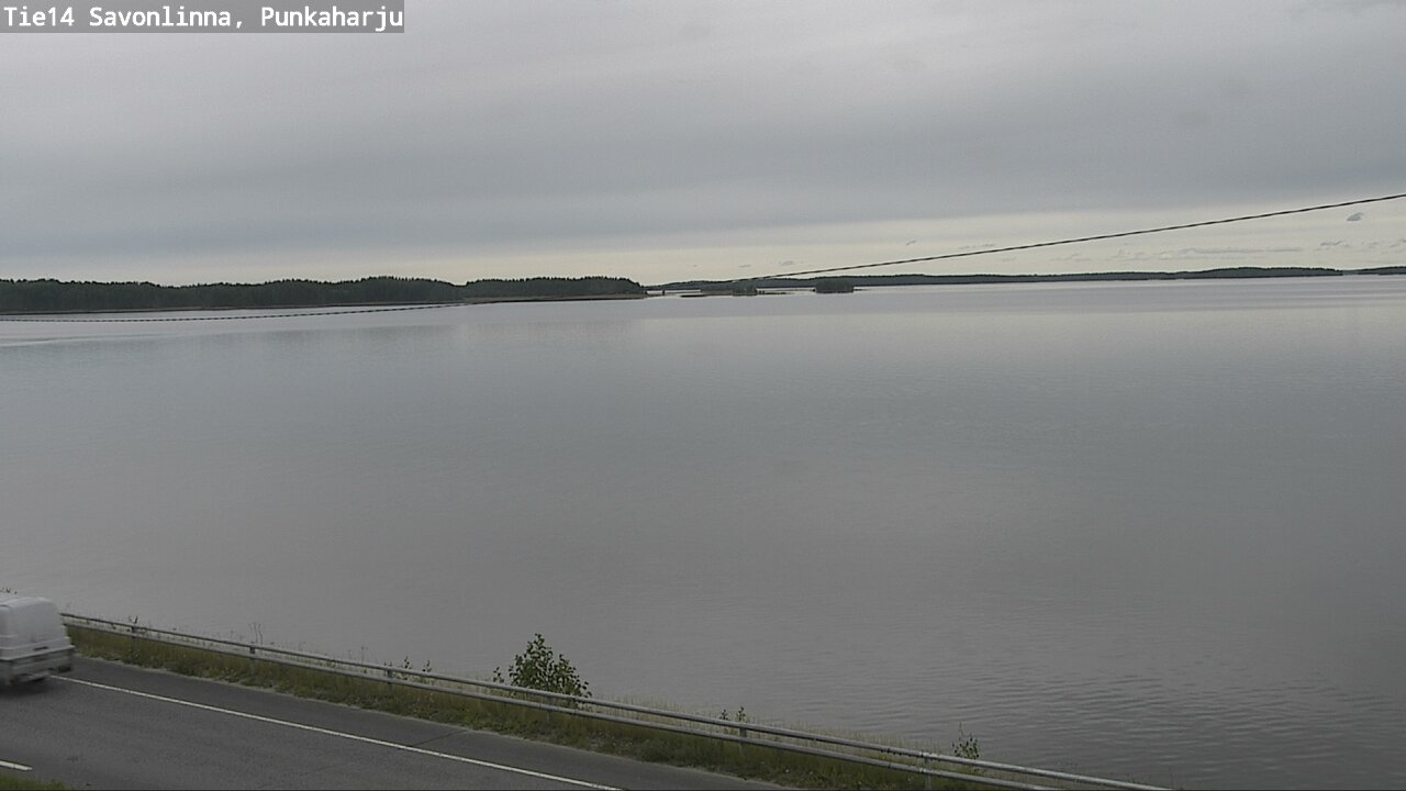 Weather Camera Image Väg 14 Savonlinna, Punkaharju, Savonlinna, Etelä-Savo