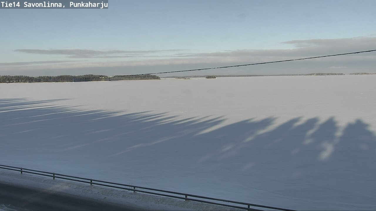 Weather Camera Image Road 14 Savonlinna, Punkaharju, Savonlinna, Etelä-Savo