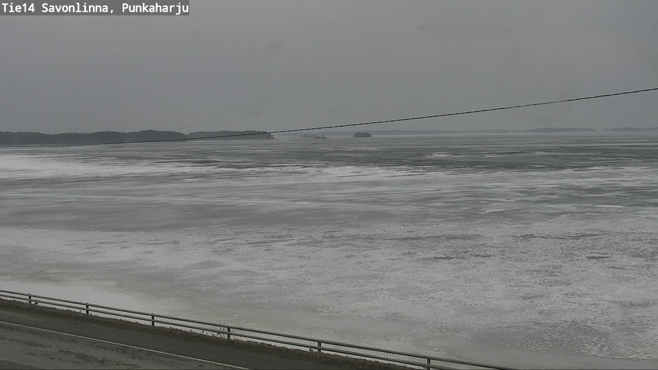 Weather Camera Image Väg 14 Savonlinna, Punkaharju, Savonlinna, Etelä-Savo