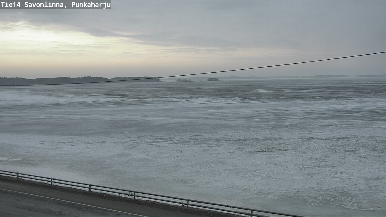 Weather Camera Image Väg 14 Savonlinna, Punkaharju, Savonlinna, Etelä-Savo