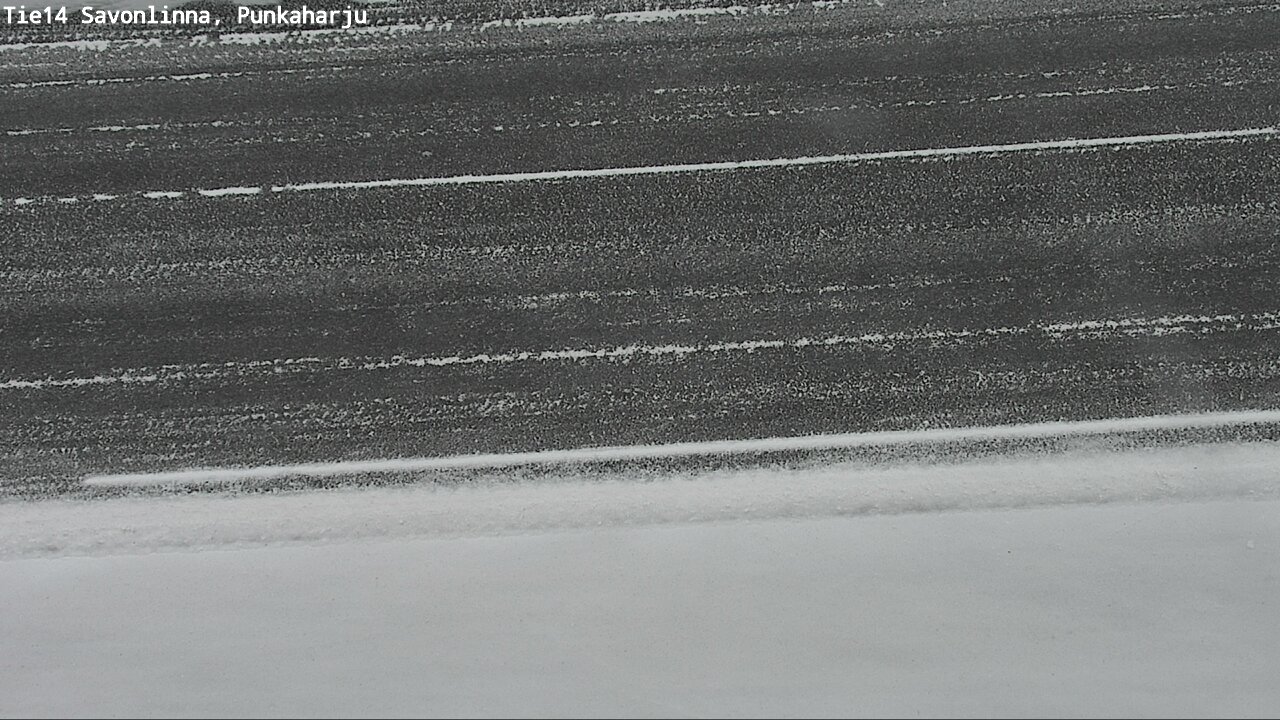 Weather Camera Image Väg 14 Savonlinna, Punkaharju, Savonlinna, Etelä-Savo