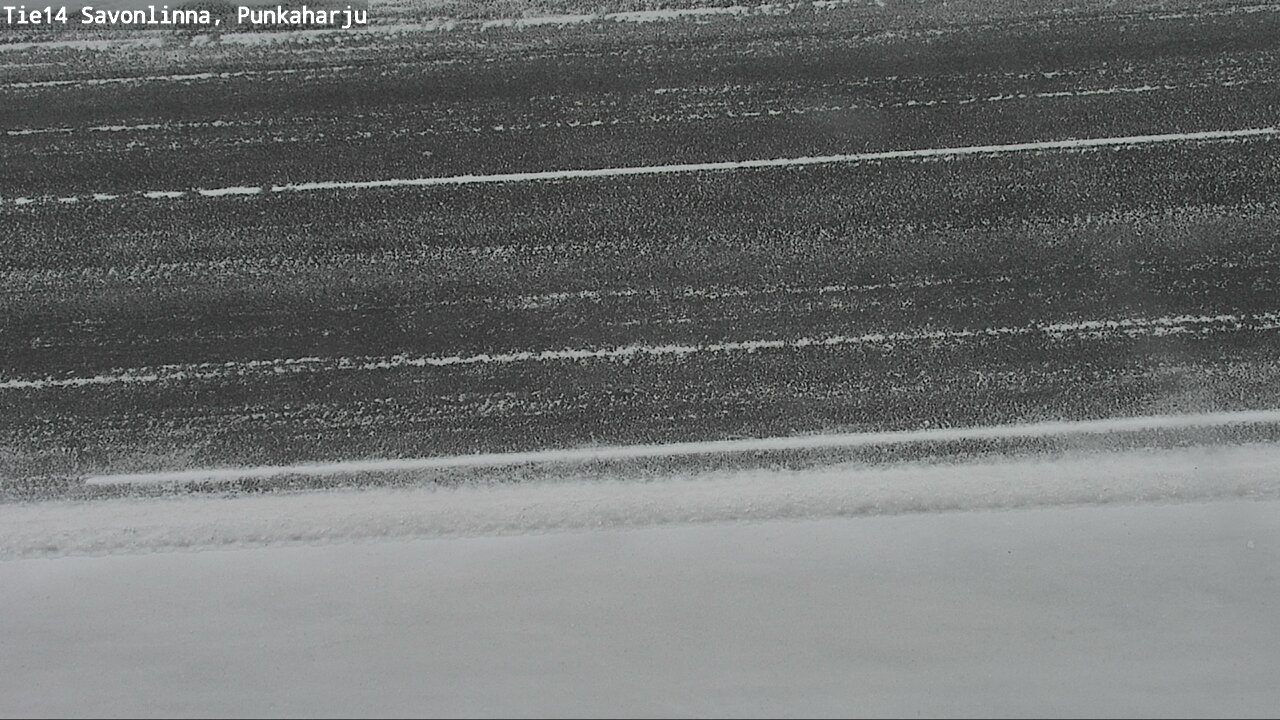 Weather Camera Image Väg 14 Savonlinna, Punkaharju, Savonlinna, Etelä-Savo