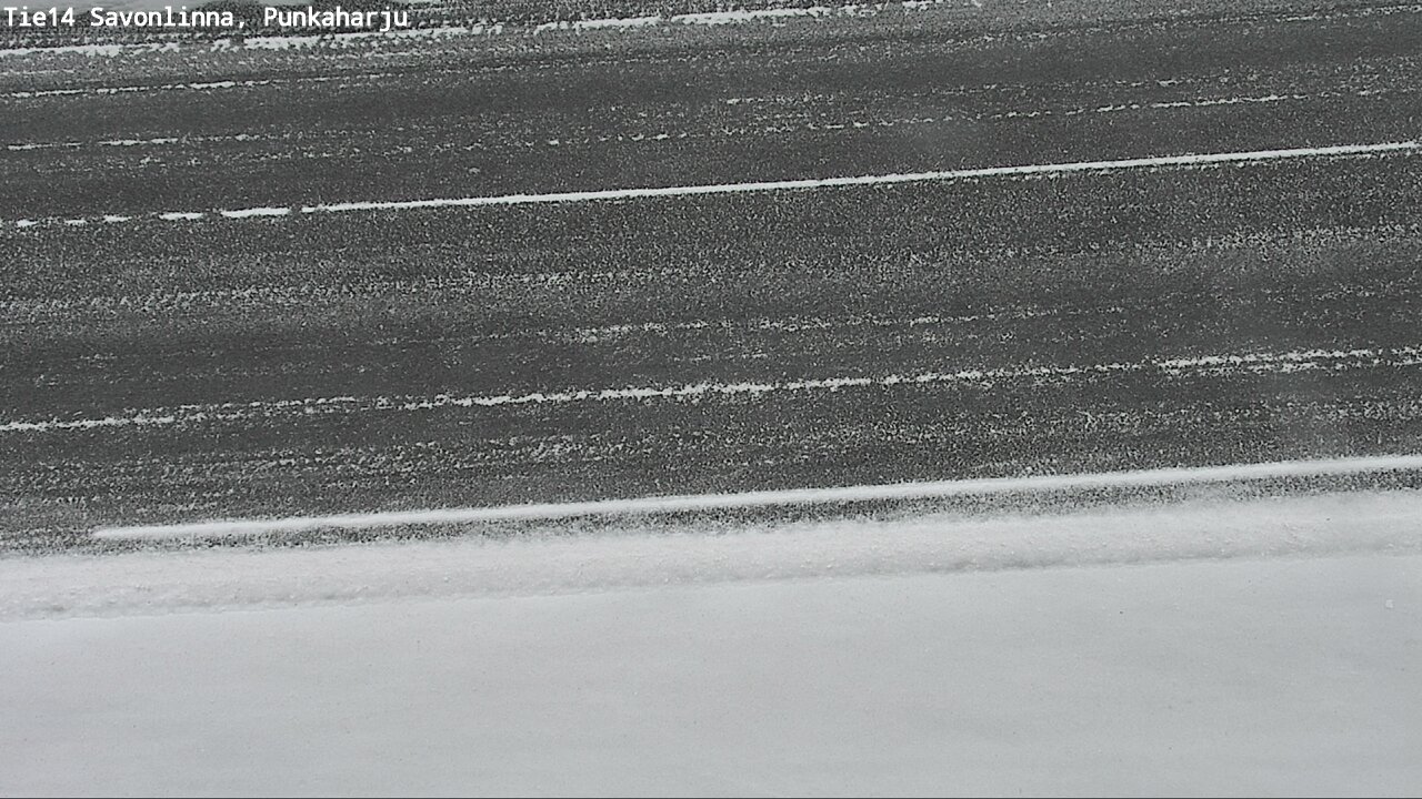 Weather Camera Image Väg 14 Savonlinna, Punkaharju, Savonlinna, Etelä-Savo