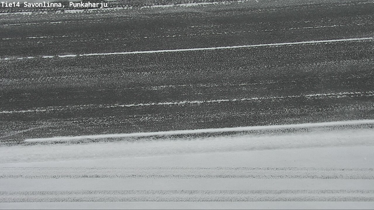 Weather Camera Image Väg 14 Savonlinna, Punkaharju, Savonlinna, Etelä-Savo