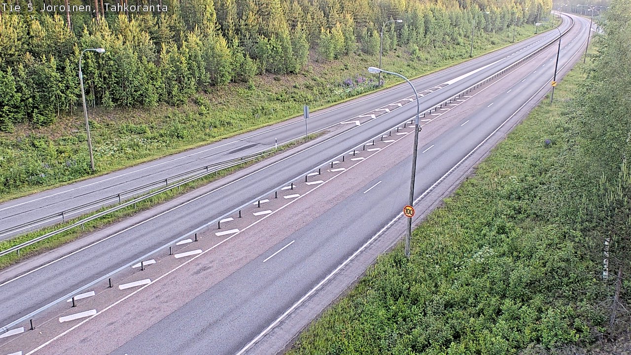 Weather Camera Image Väg 5 Jorois, Tahkoranta, Joroinen, Pohjois-Savo