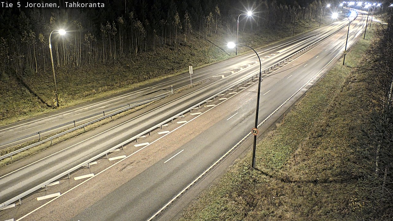 Weather Camera Image Väg 5 Jorois, Tahkoranta, Joroinen, Pohjois-Savo