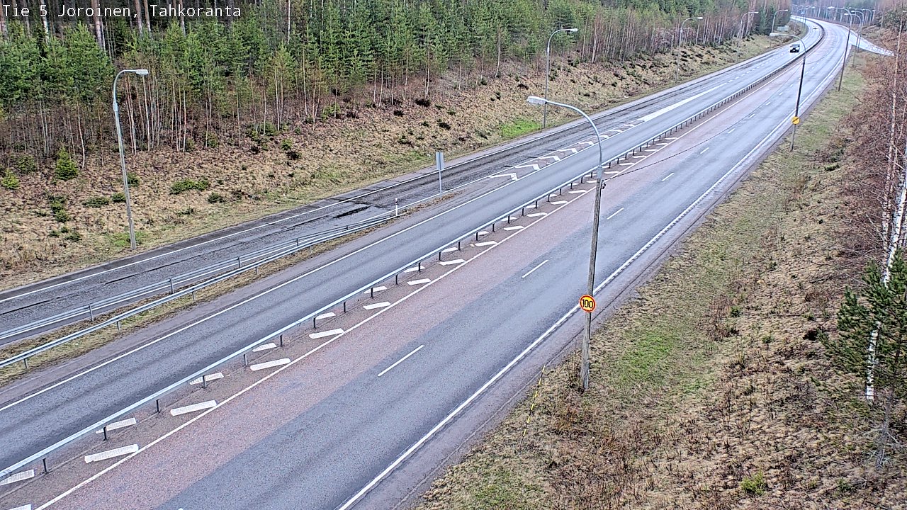 Weather Camera Image Väg 5 Jorois, Tahkoranta, Joroinen, Pohjois-Savo