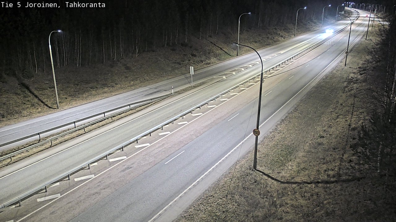 Weather Camera Image Väg 5 Jorois, Tahkoranta, Joroinen, Pohjois-Savo