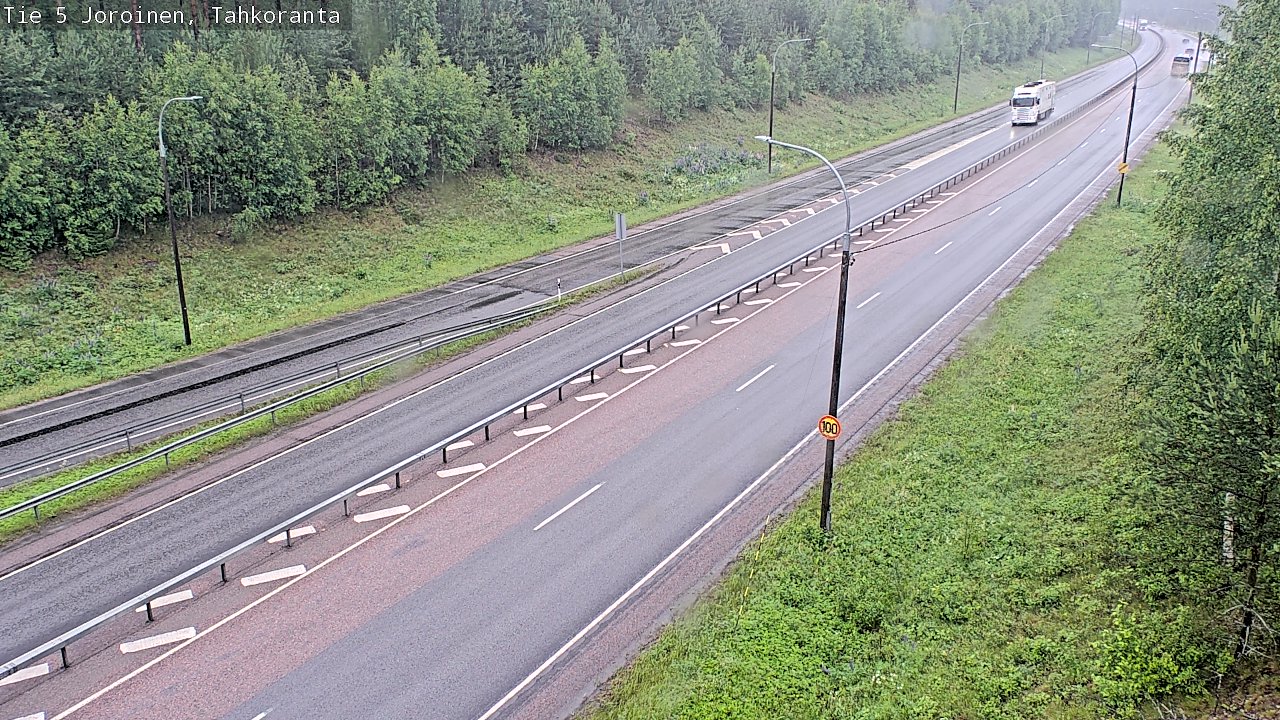 Weather Camera Image Väg 5 Jorois, Tahkoranta, Joroinen, Pohjois-Savo