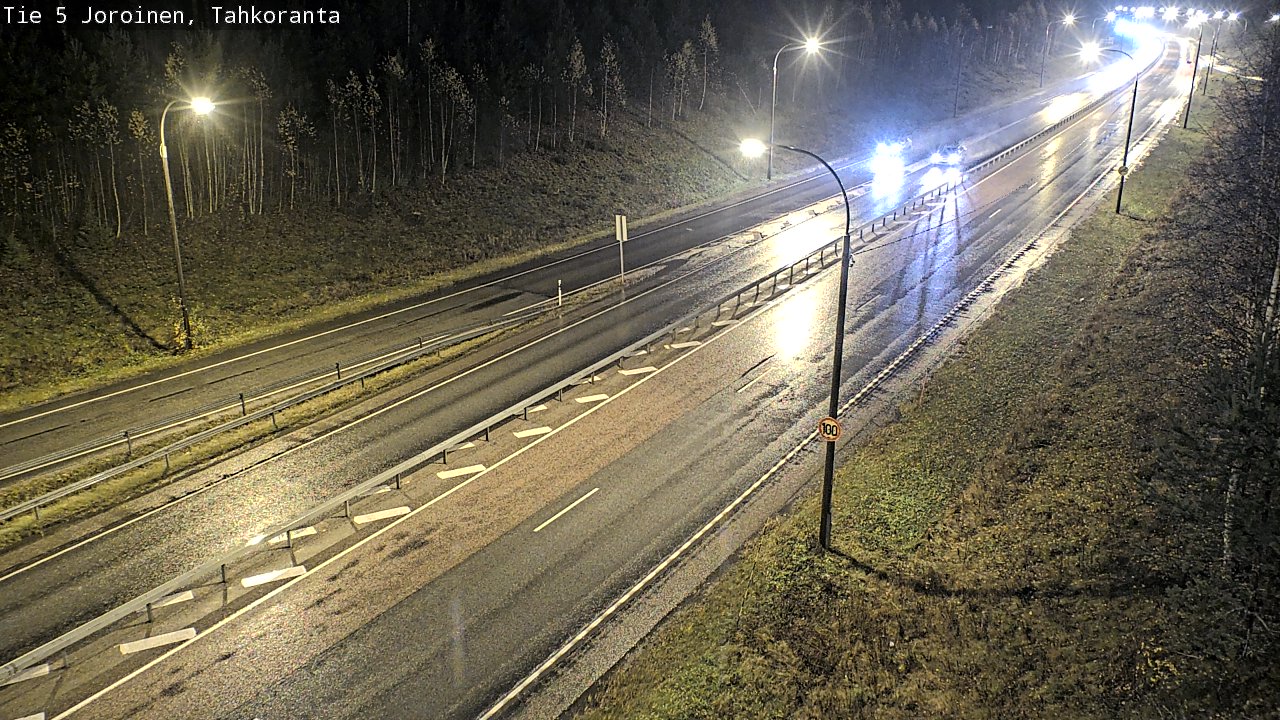 Weather Camera Image Väg 5 Jorois, Tahkoranta, Joroinen, Pohjois-Savo