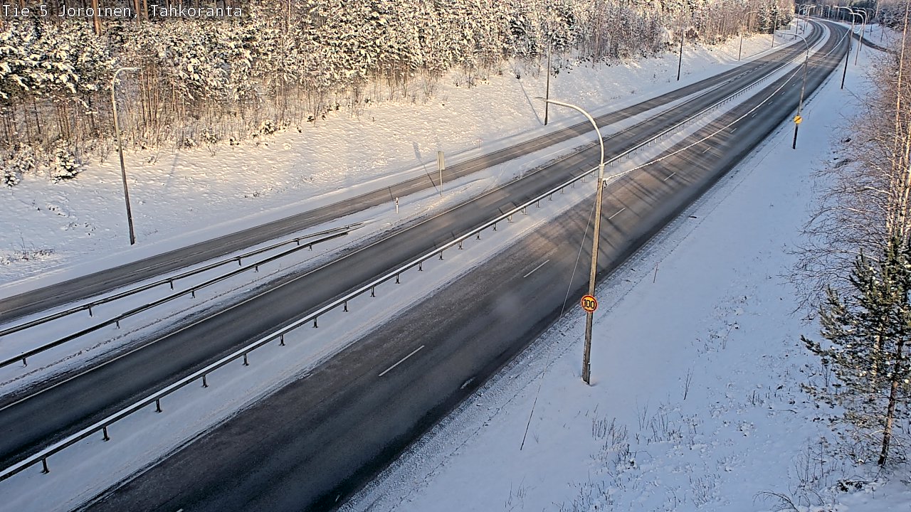 Weather Camera Image Road 5 Joroinen, Tahkoranta, Joroinen, Pohjois-Savo