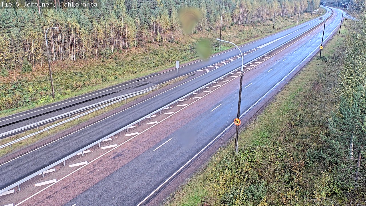 Weather Camera Image Road 5 Joroinen, Tahkoranta, Joroinen, Pohjois-Savo