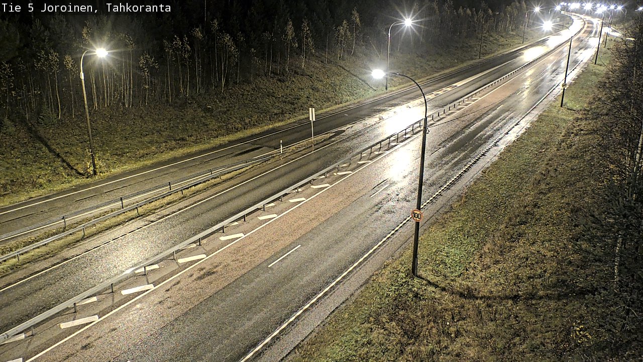 Weather Camera Image Road 5 Joroinen, Tahkoranta, Joroinen, Pohjois-Savo