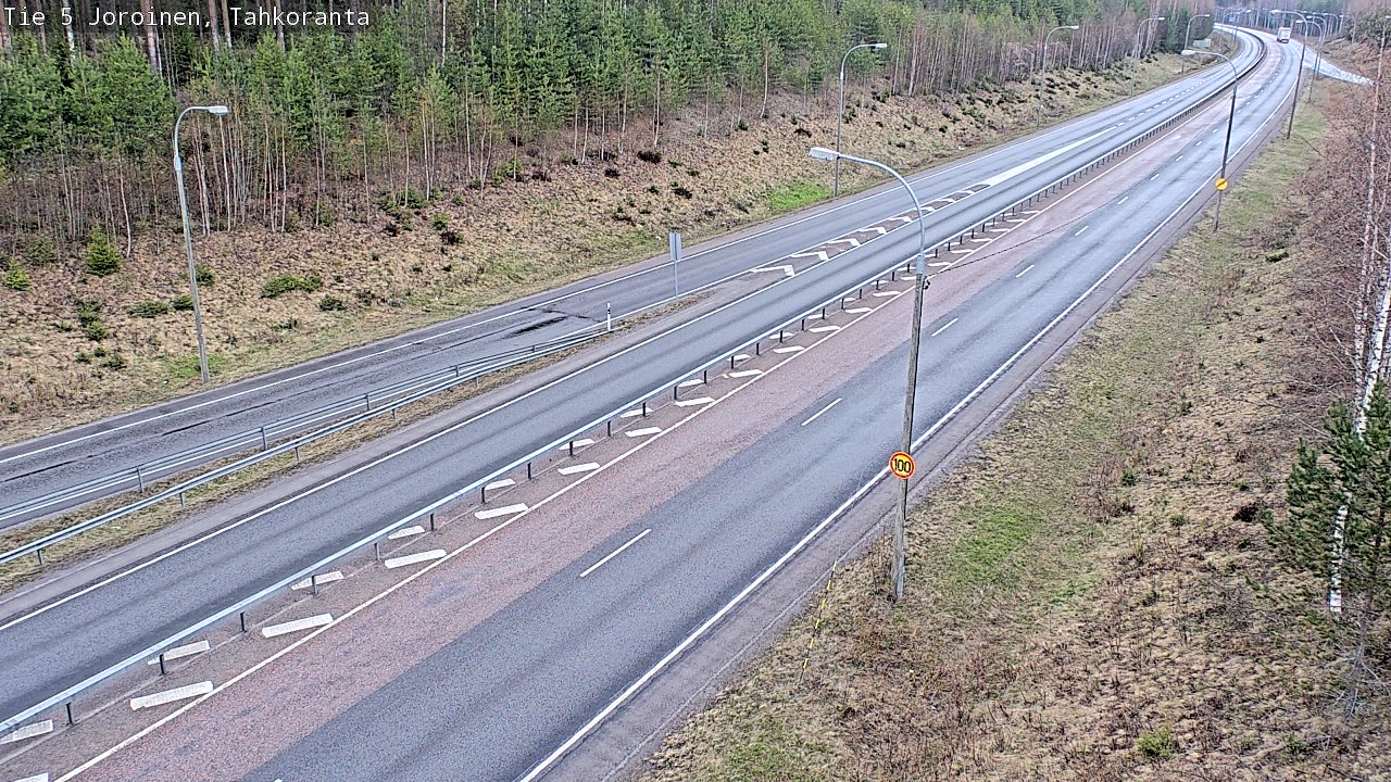 Weather Camera Image Road 5 Joroinen, Tahkoranta, Joroinen, Pohjois-Savo