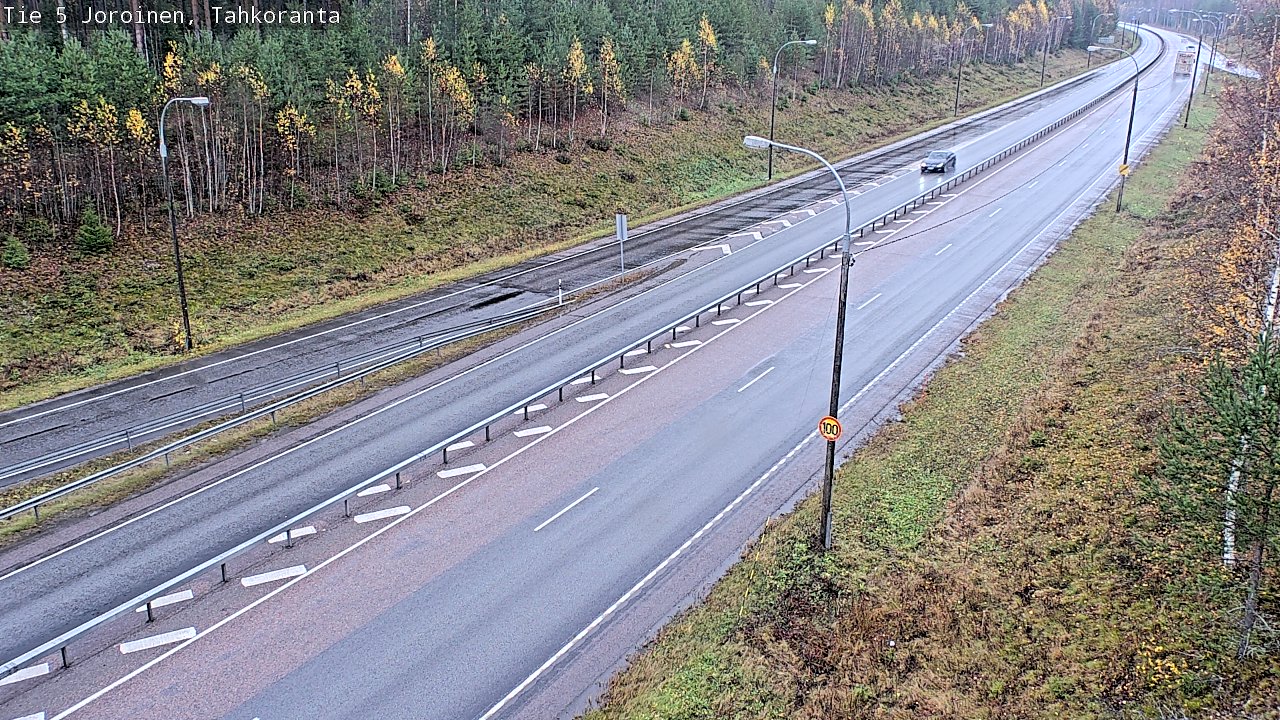 Weather Camera Image Väg 5 Jorois, Tahkoranta, Joroinen, Pohjois-Savo