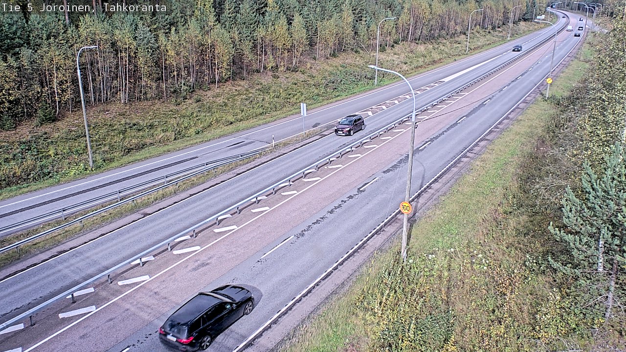 Weather Camera Image Väg 5 Jorois, Tahkoranta, Joroinen, Pohjois-Savo