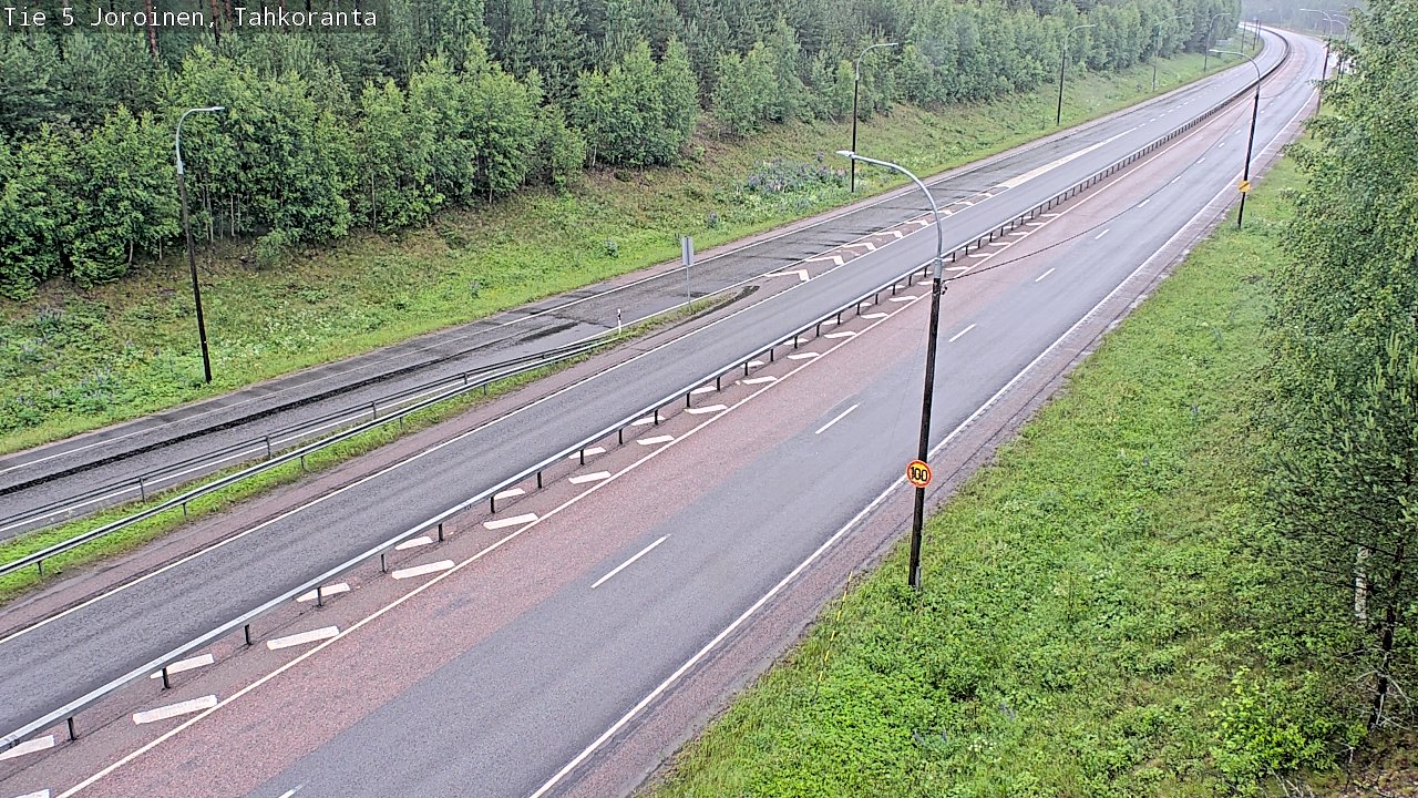 Weather Camera Image Väg 5 Jorois, Tahkoranta, Joroinen, Pohjois-Savo