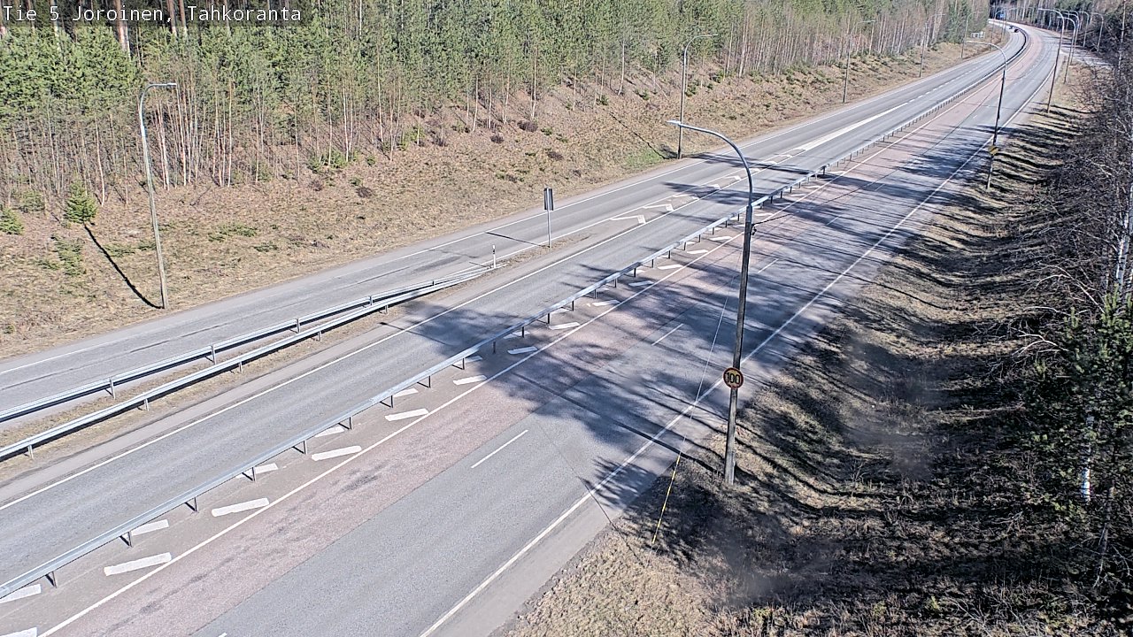 Weather Camera Image Road 5 Joroinen, Tahkoranta, Joroinen, Pohjois-Savo