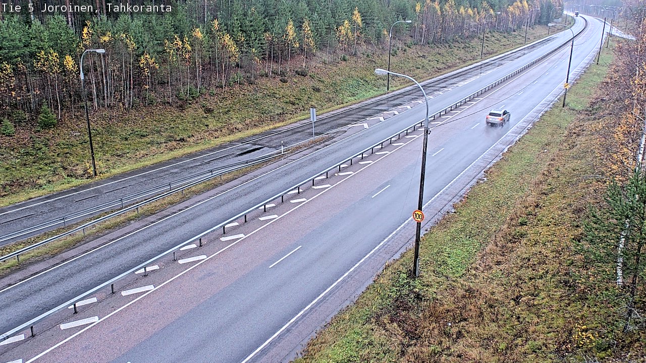 Weather Camera Image Väg 5 Jorois, Tahkoranta, Joroinen, Pohjois-Savo