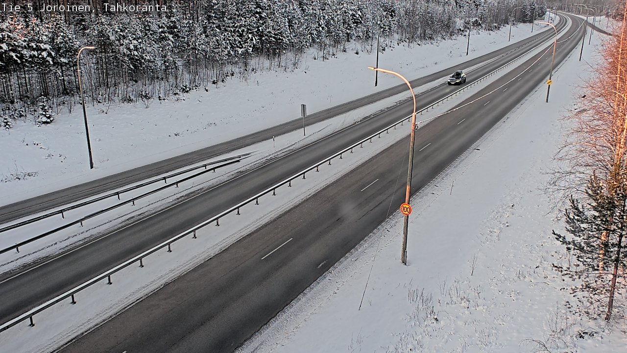 Weather Camera Image Road 5 Joroinen, Tahkoranta, Joroinen, Pohjois-Savo