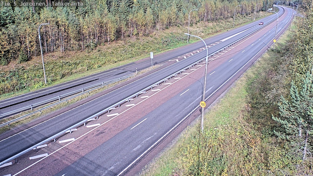 Weather Camera Image Road 5 Joroinen, Tahkoranta, Joroinen, Pohjois-Savo