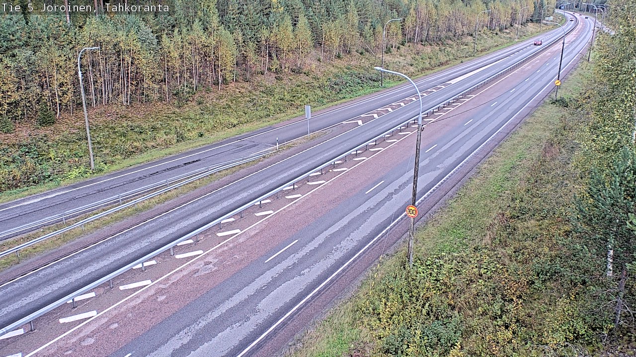 Weather Camera Image Road 5 Joroinen, Tahkoranta, Joroinen, Pohjois-Savo
