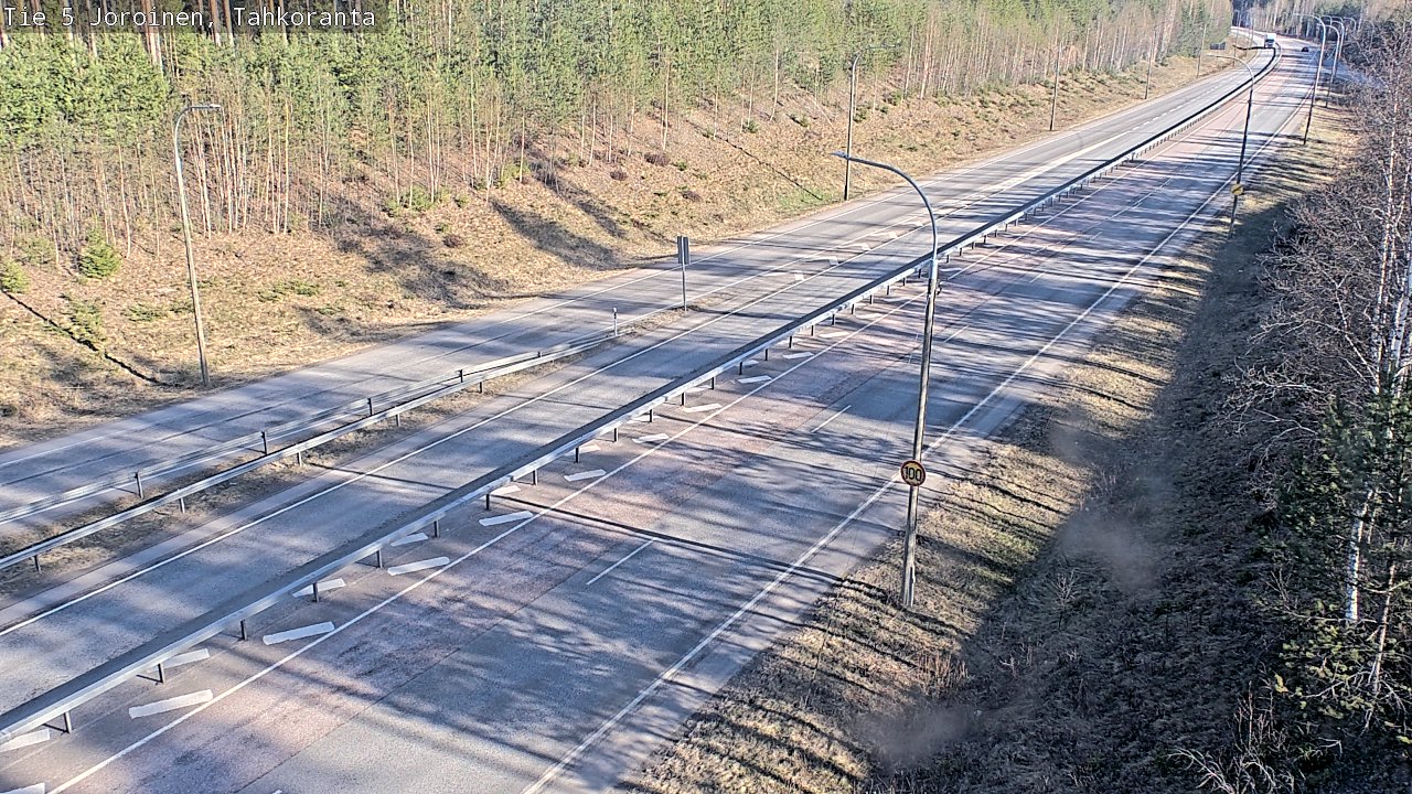 Weather Camera Image Road 5 Joroinen, Tahkoranta, Joroinen, Pohjois-Savo