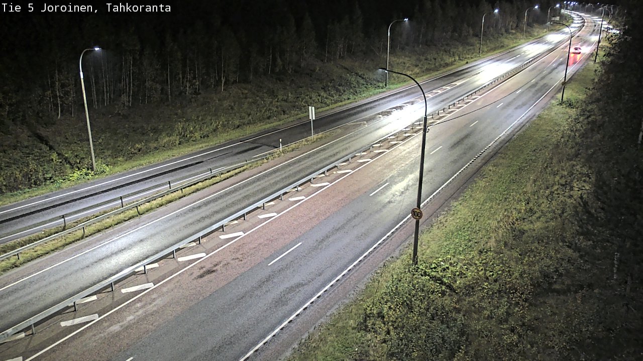 Weather Camera Image Road 5 Joroinen, Tahkoranta, Joroinen, Pohjois-Savo