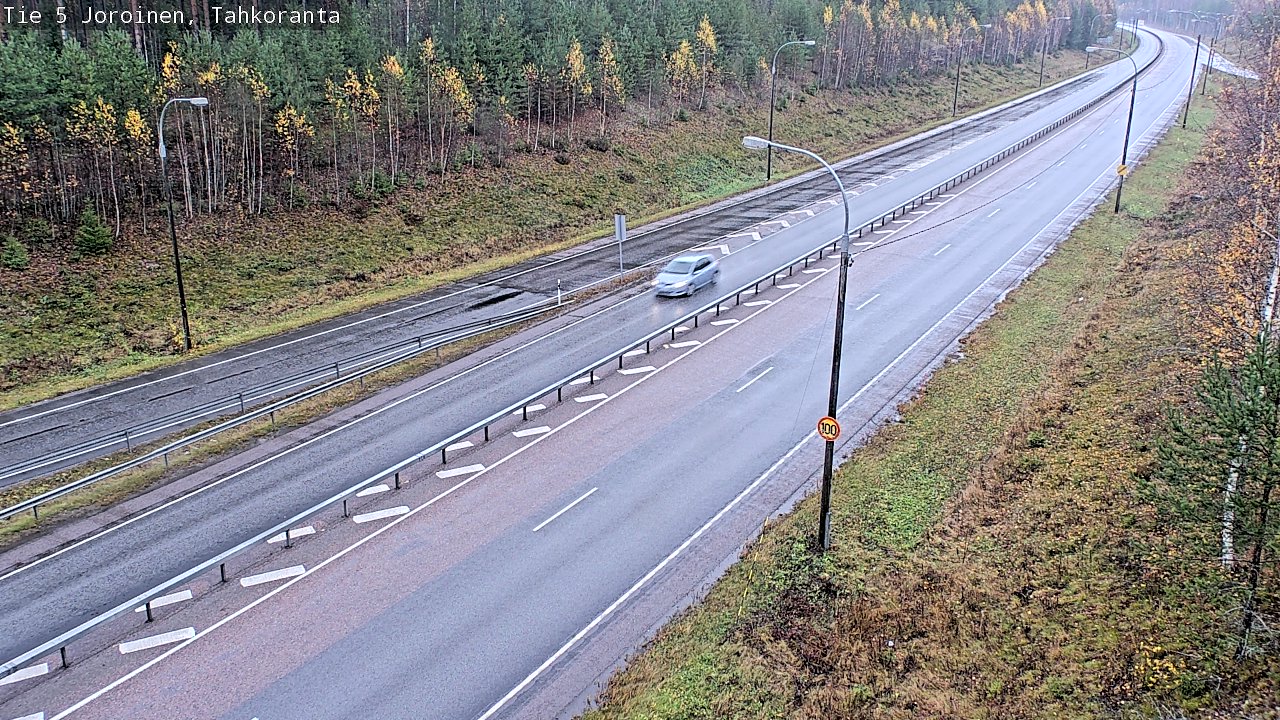 Weather Camera Image Väg 5 Jorois, Tahkoranta, Joroinen, Pohjois-Savo