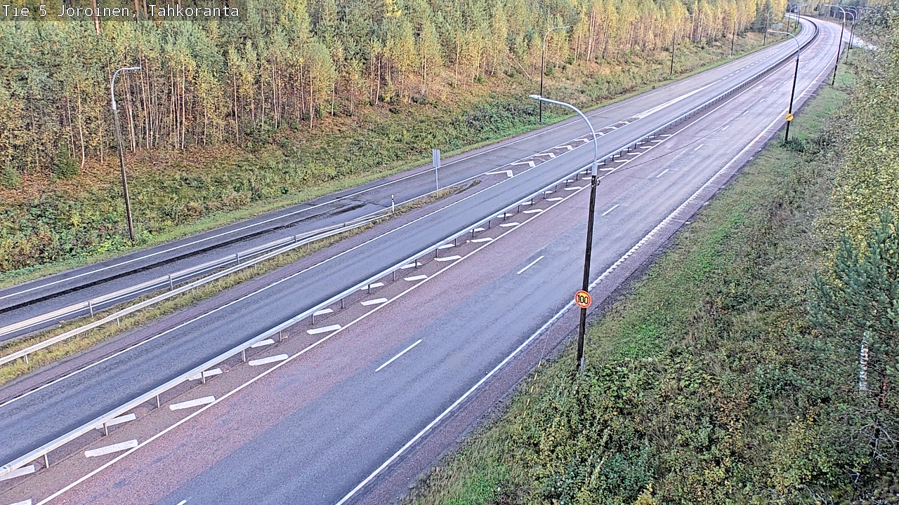 Weather Camera Image Road 5 Joroinen, Tahkoranta, Joroinen, Pohjois-Savo