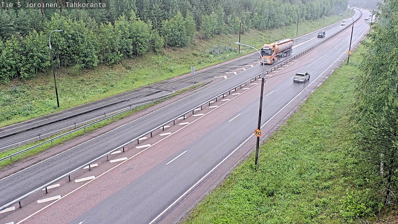 Weather Camera Image Väg 5 Jorois, Tahkoranta, Joroinen, Pohjois-Savo