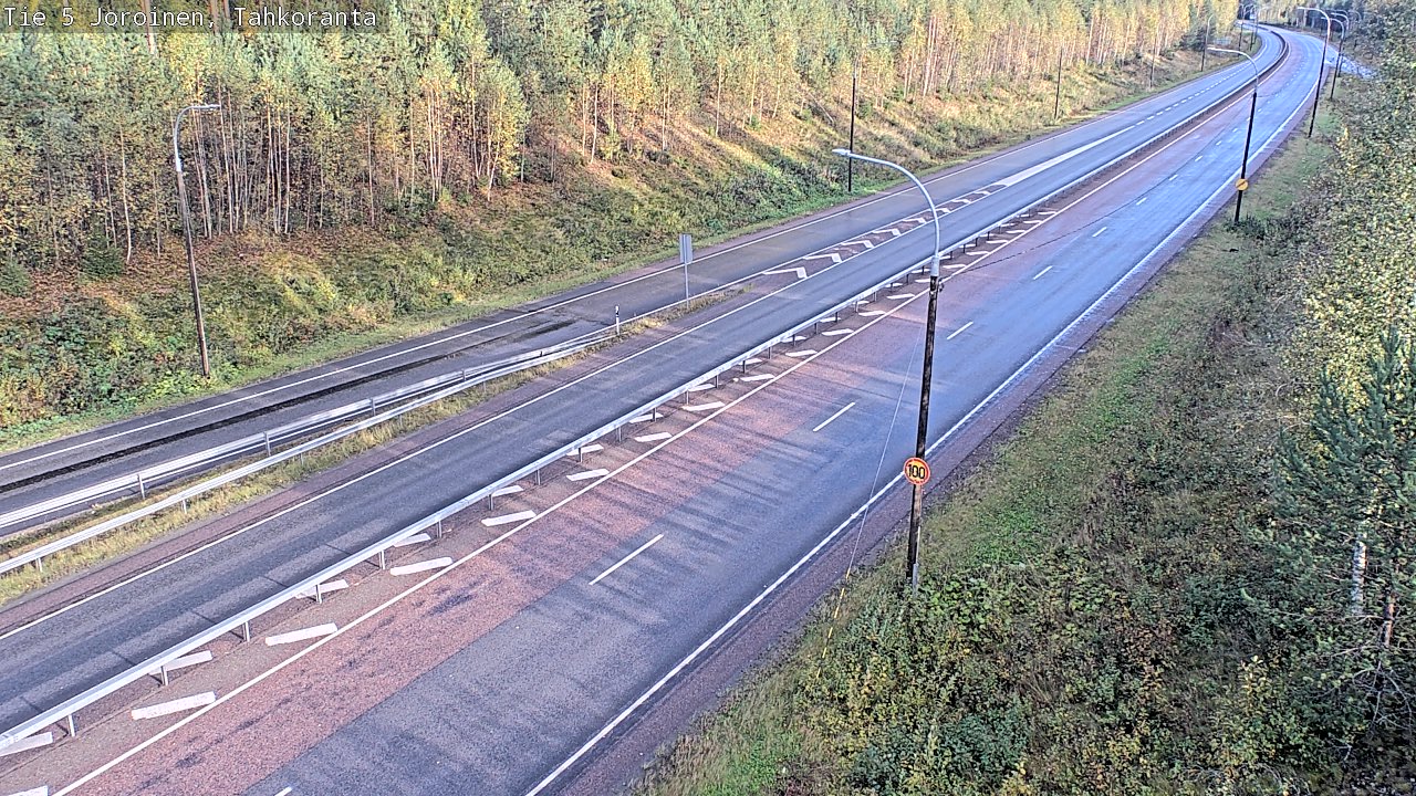 Weather Camera Image Road 5 Joroinen, Tahkoranta, Joroinen, Pohjois-Savo