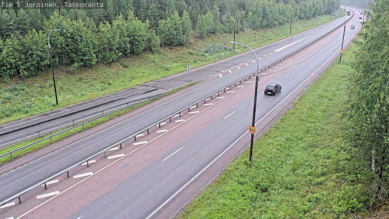 Weather Camera Image Väg 5 Jorois, Tahkoranta, Joroinen, Pohjois-Savo