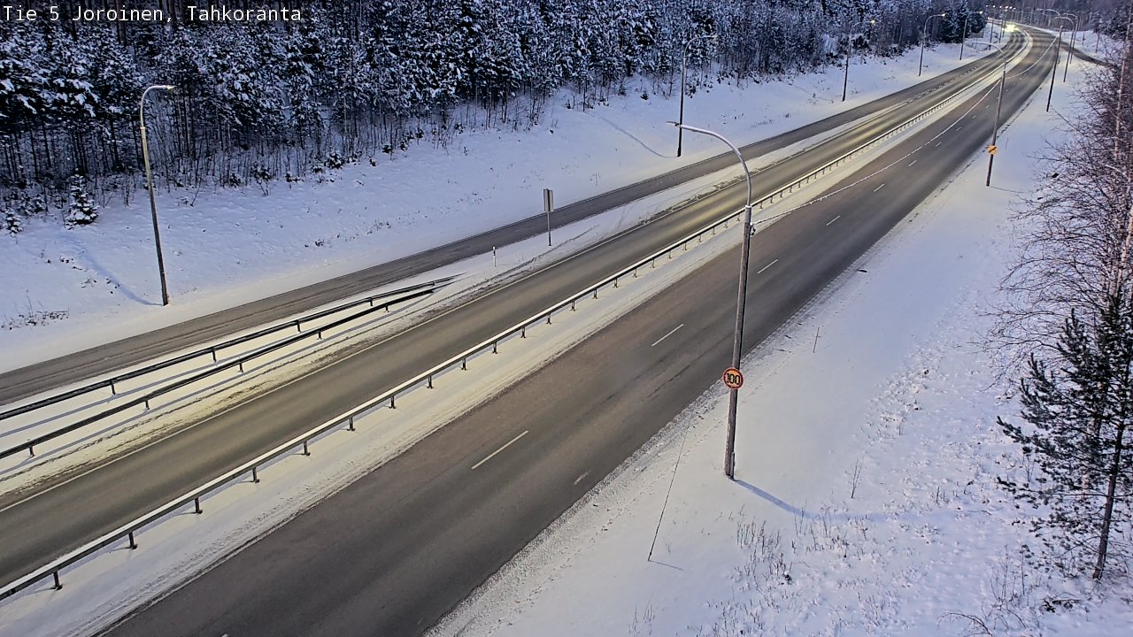 Weather Camera Image Road 5 Joroinen, Tahkoranta, Joroinen, Pohjois-Savo
