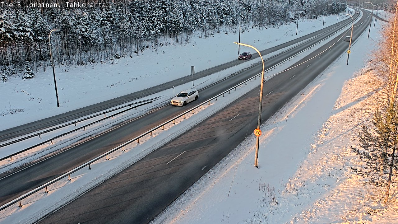 Weather Camera Image Road 5 Joroinen, Tahkoranta, Joroinen, Pohjois-Savo