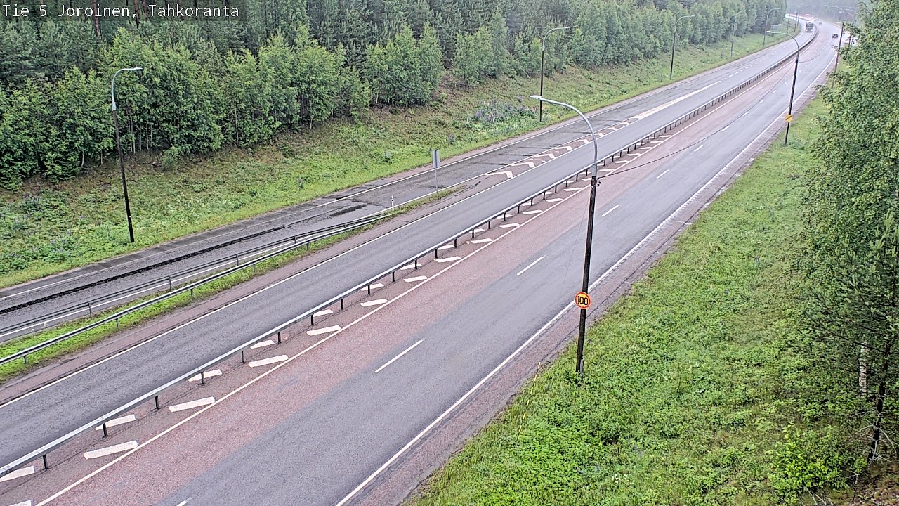 Weather Camera Image Väg 5 Jorois, Tahkoranta, Joroinen, Pohjois-Savo