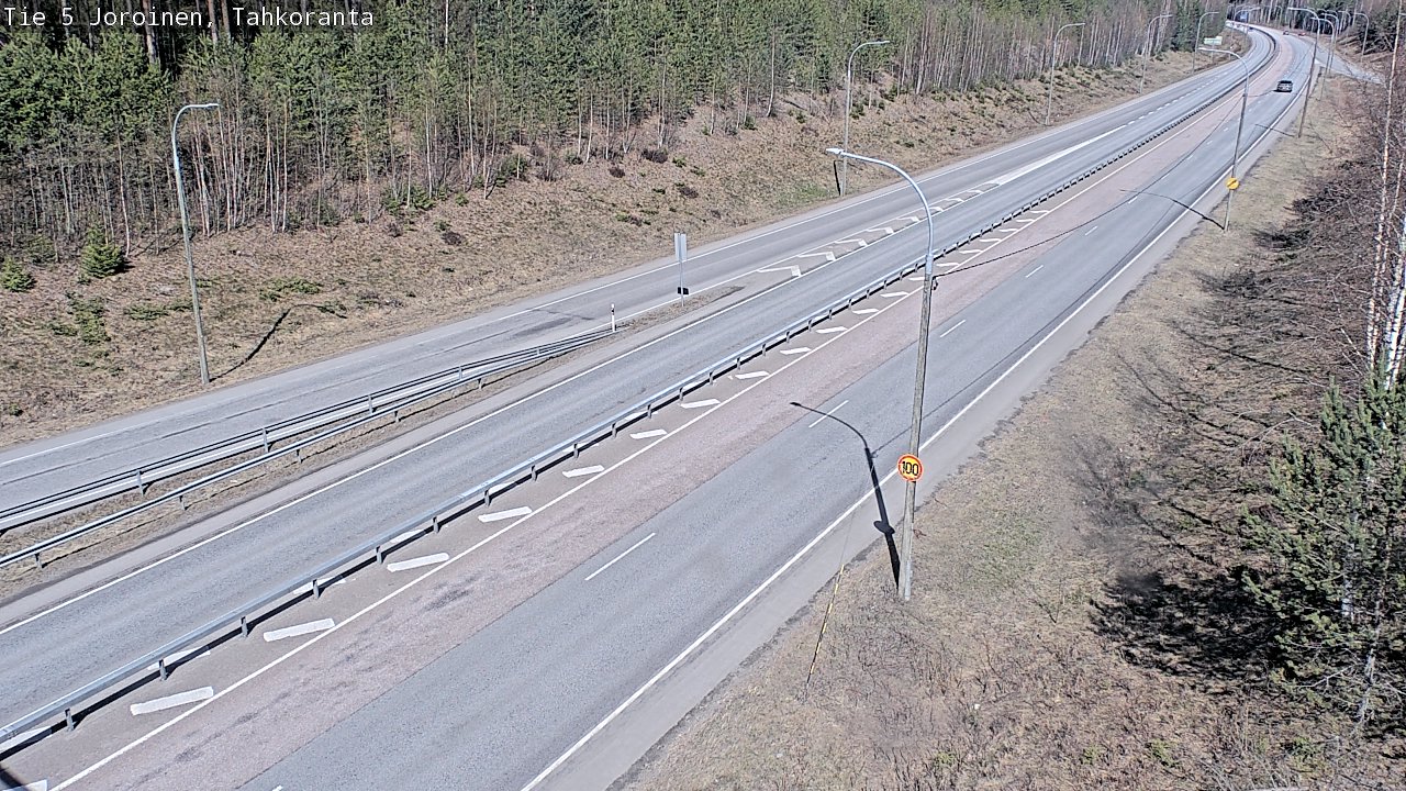 Weather Camera Image Väg 5 Jorois, Tahkoranta, Joroinen, Pohjois-Savo