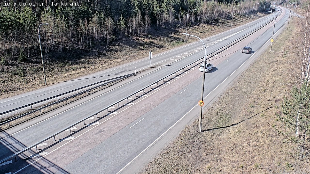 Weather Camera Image Väg 5 Jorois, Tahkoranta, Joroinen, Pohjois-Savo