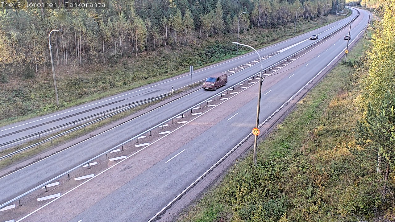 Weather Camera Image Road 5 Joroinen, Tahkoranta, Joroinen, Pohjois-Savo