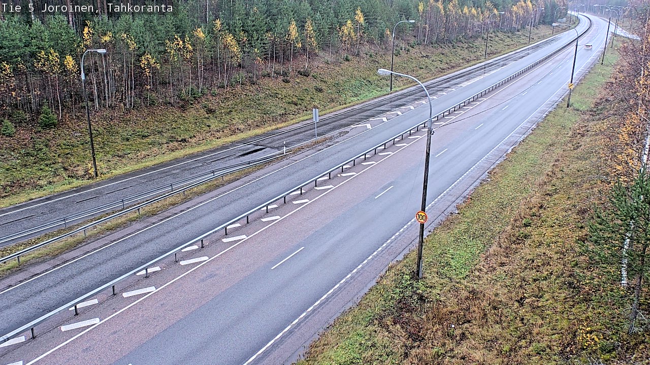 Weather Camera Image Väg 5 Jorois, Tahkoranta, Joroinen, Pohjois-Savo