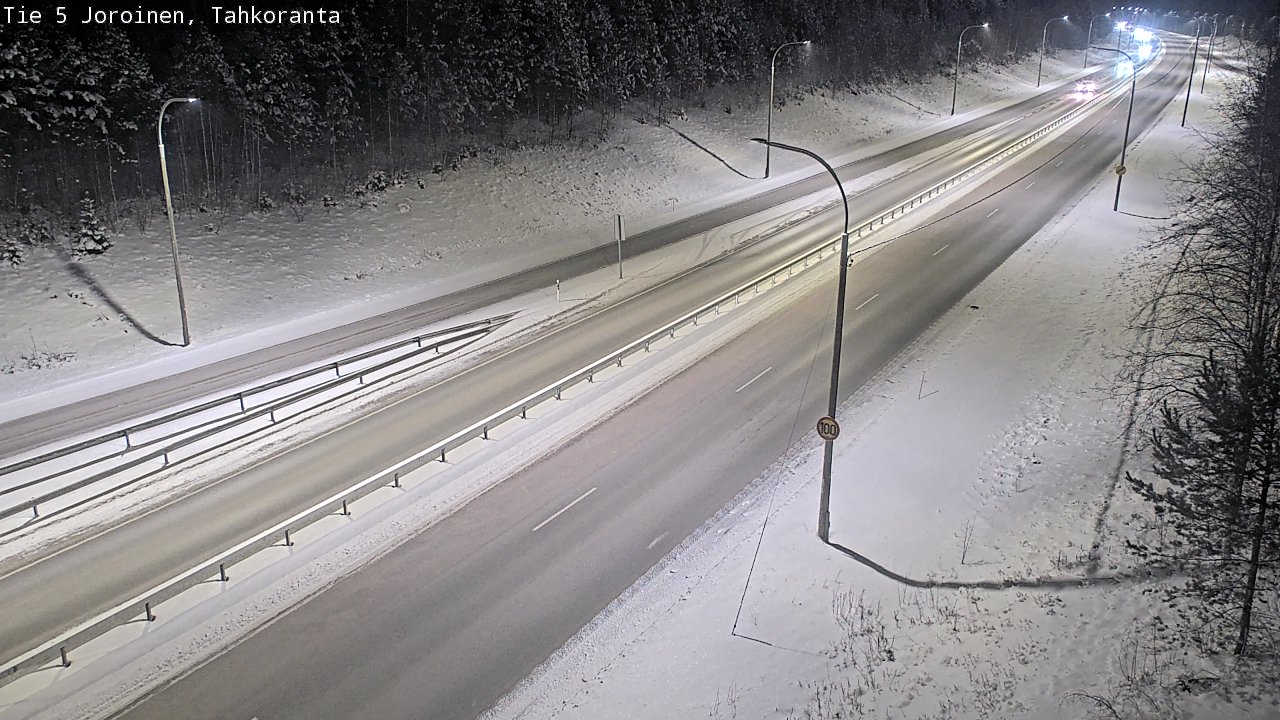 Weather Camera Image Road 5 Joroinen, Tahkoranta, Joroinen, Pohjois-Savo
