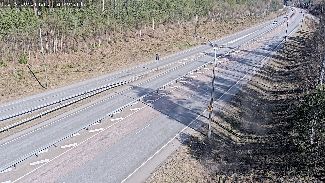 Weather Camera Image Road 5 Joroinen, Tahkoranta, Joroinen, Pohjois-Savo