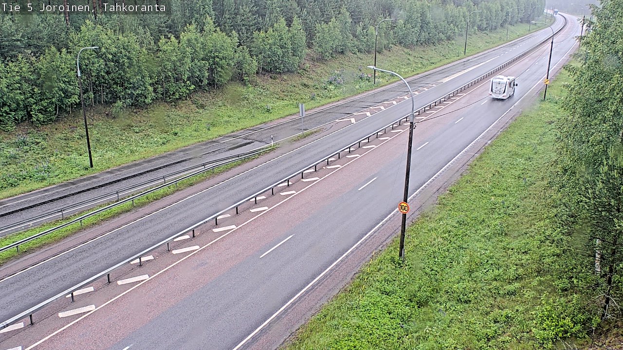 Weather Camera Image Väg 5 Jorois, Tahkoranta, Joroinen, Pohjois-Savo