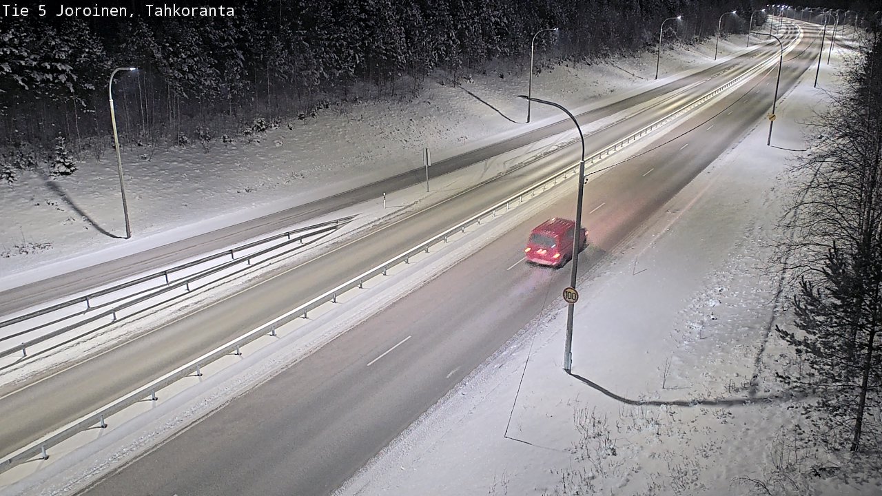 Weather Camera Image Road 5 Joroinen, Tahkoranta, Joroinen, Pohjois-Savo