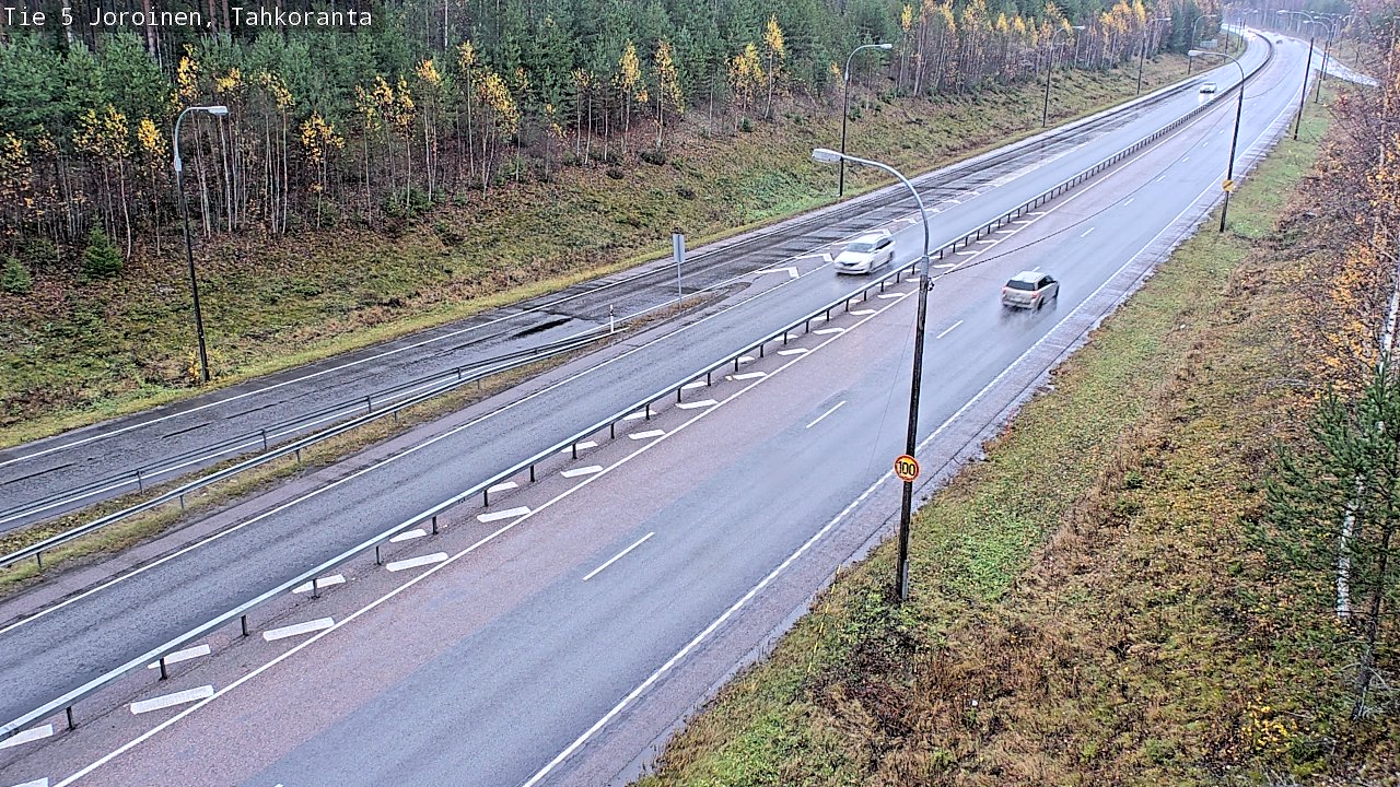 Weather Camera Image Väg 5 Jorois, Tahkoranta, Joroinen, Pohjois-Savo